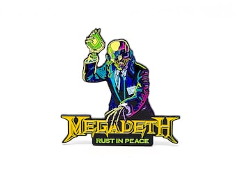 Megadeth Rust in Peace Enamel Pin