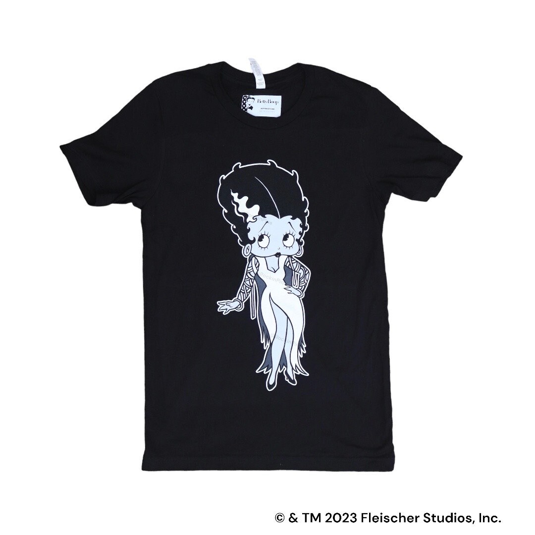 Betty Boop - Bride of Frankenstein T Shirt - Etsy