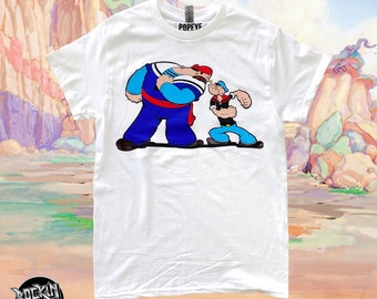 Popeye The Sailor Man - Popeye Vs Sindbad T Shirt