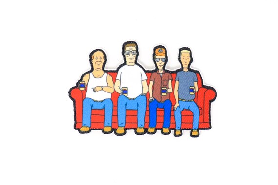 King Of The Hill Alley Couch Iron On Patch Etsy