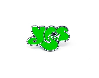Yes Green Logo Enamel Pin