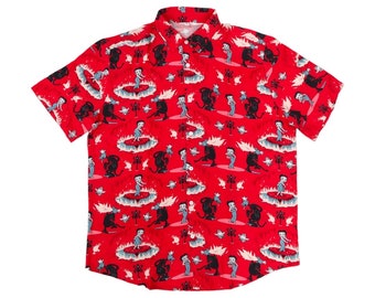 Betty Boop Red Hot Mama Button Up Shirt