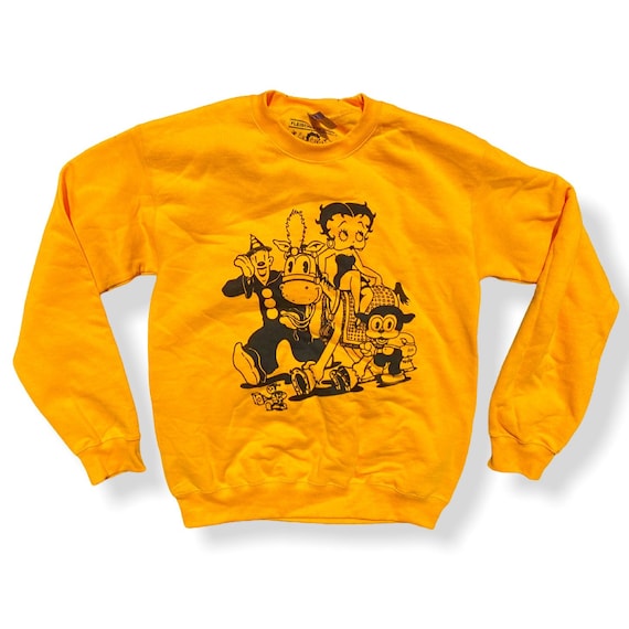 yellow friends sweatshirt