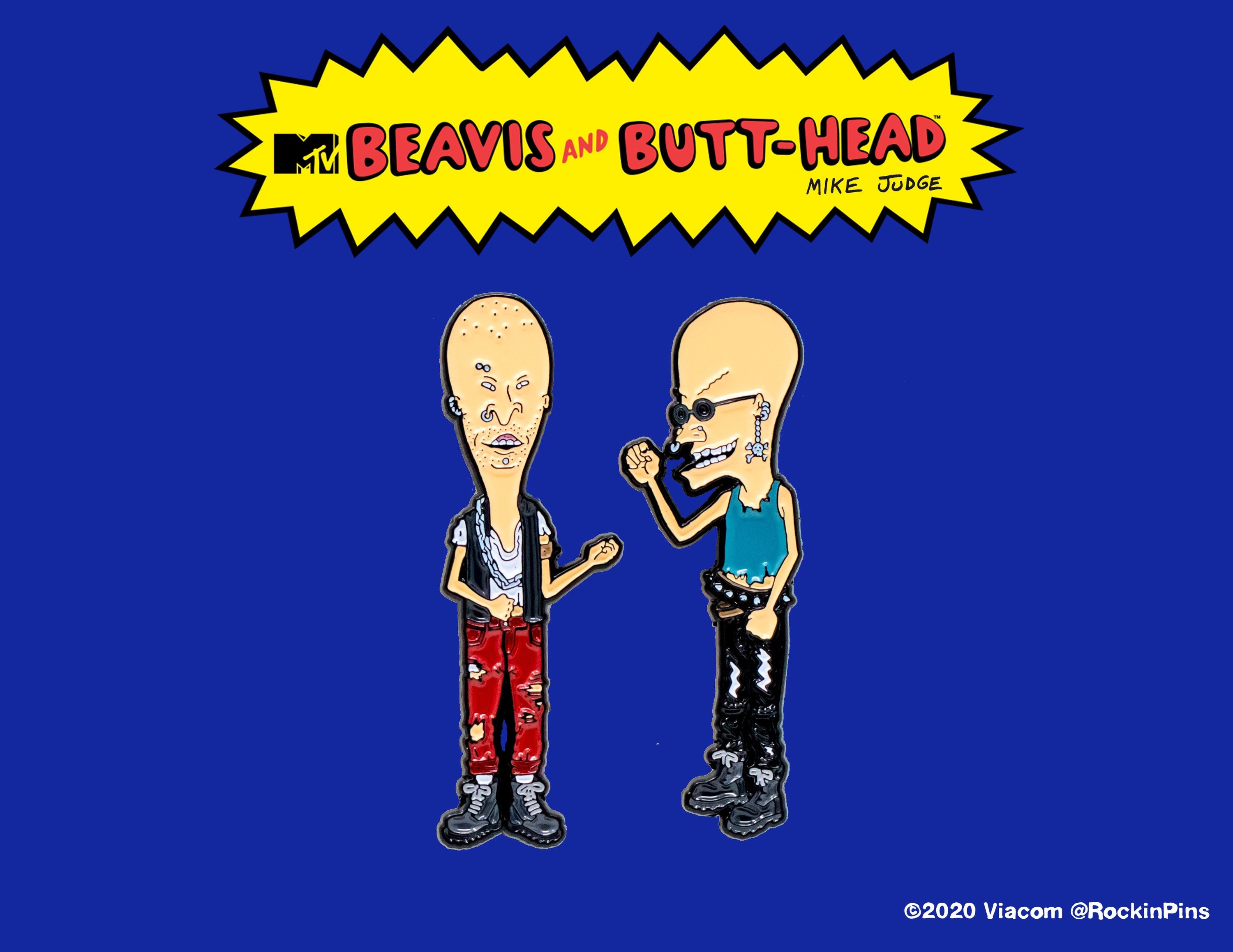 Beavis and Butt-head - Punks Enamel Pin Set - Etsy