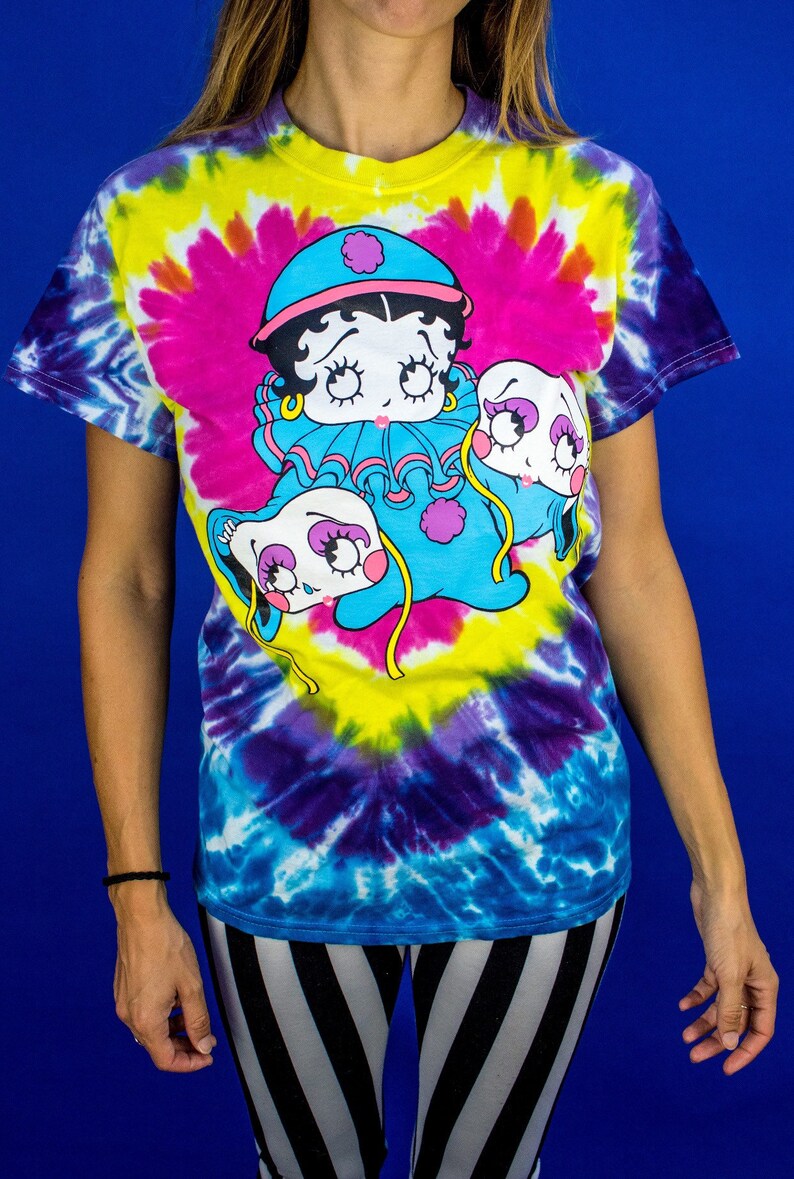 betty boop tie dye shirt