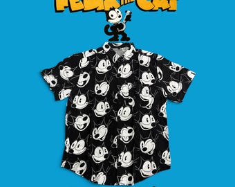 Felix The Cat Button Up Shirt