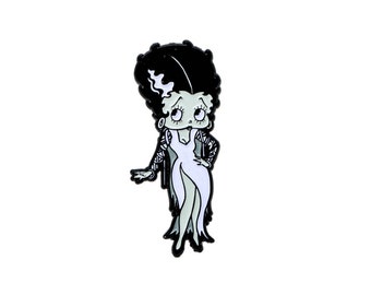 Betty Boop Bride of Frankenstein Enamel Pin