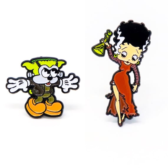 Betty Boop Halloween Earrings