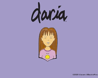 Daria - Quinn Morgendorffer Head Enamel Pin