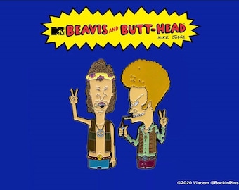 Beavis and Butt-Head - Hippies Enamel Pin Set