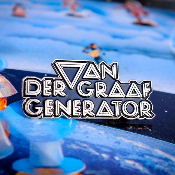 Van Der Graaf Generator Enamel Pin