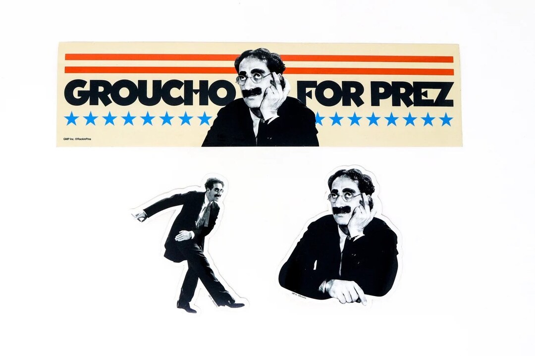Groucho Marx Bumper Sticker Pack - Etsy