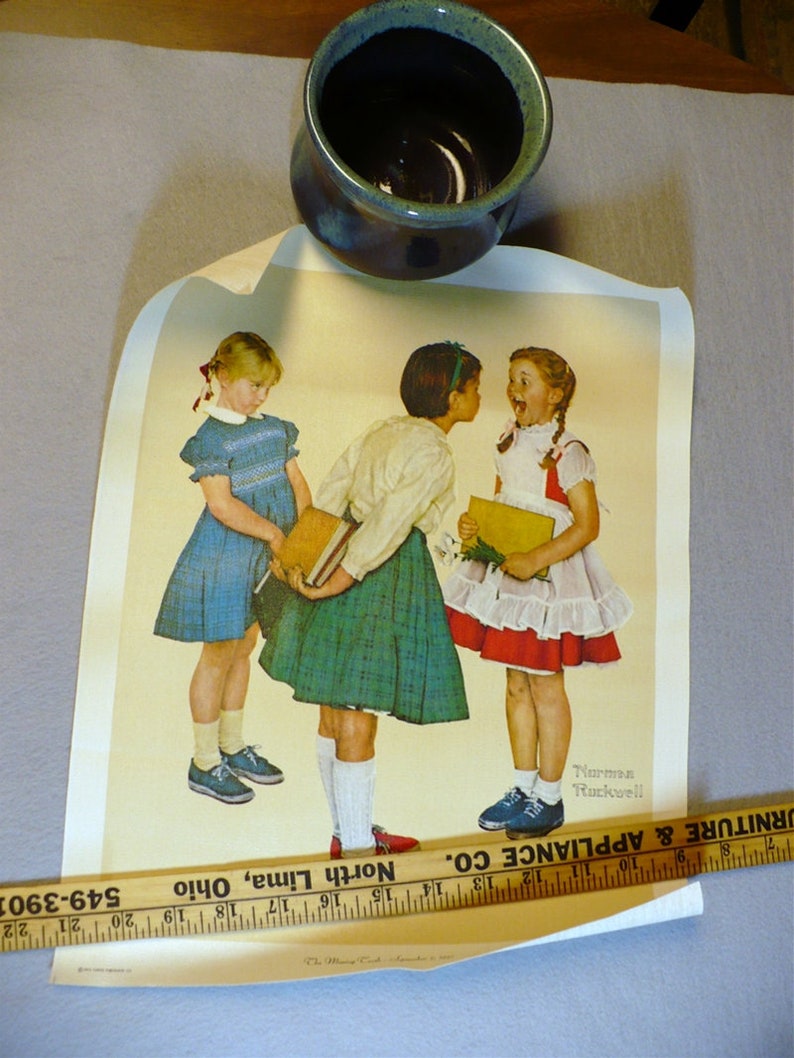 MUSEUM ART PRINT Weighty Matters Norman Rockwell