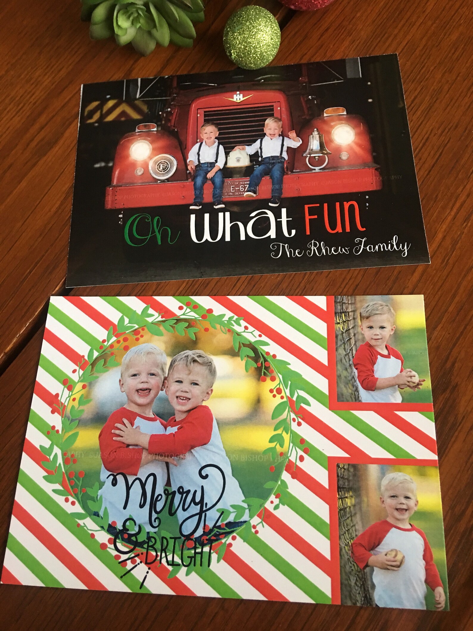 Oh What Fun Christmas Card 