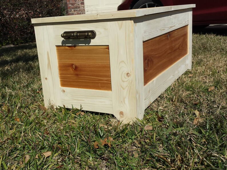 Cedar Paneled Chest/ Cedar Hope Chest/ Hope Chest/ Blanket Etsy