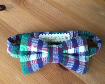 Red White Navy Green Boys Christmas Necktie