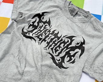 They/Them Metal Pronoun Shirt | 100% Cotton Comfort Colors Tiedye Tshirt | Screen Printed Design