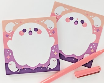Ghostie Sticky Notes | Adhesive Memo Pad | 50 Sheets | Note Taking Stationery