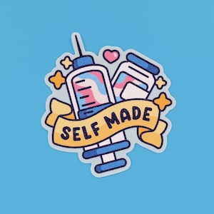 Self Made Trans Sticker