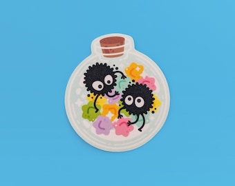 Pegatina para tarro Konpeito