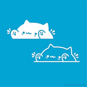 Bongo Cat Vinyl Decal