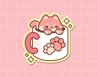 Catpuccino Sticker