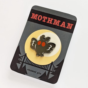 Mothman Enamel Pin