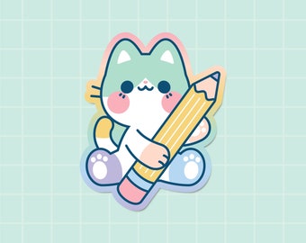 Artist Kitty Sticker