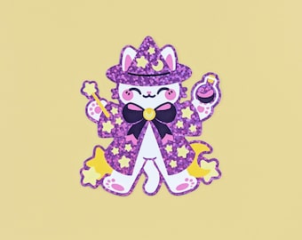 Wizard Kitty Sticker