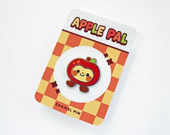 Apple Pal Pin | Gold Plated Metal Hard Enamel