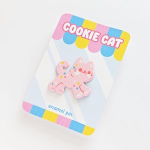 Cookie Cat Enamel Pin