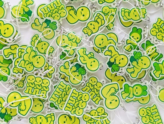 Little Green Guy Blind Bag | Surprise Mystery Acrylic Keychain
