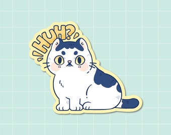 HUH? Cat Meme Sticker