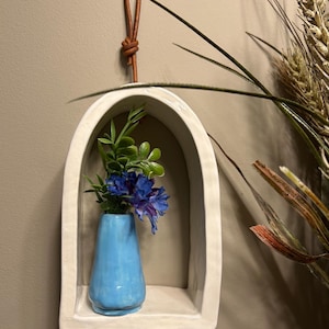 small contemporary clay shelf