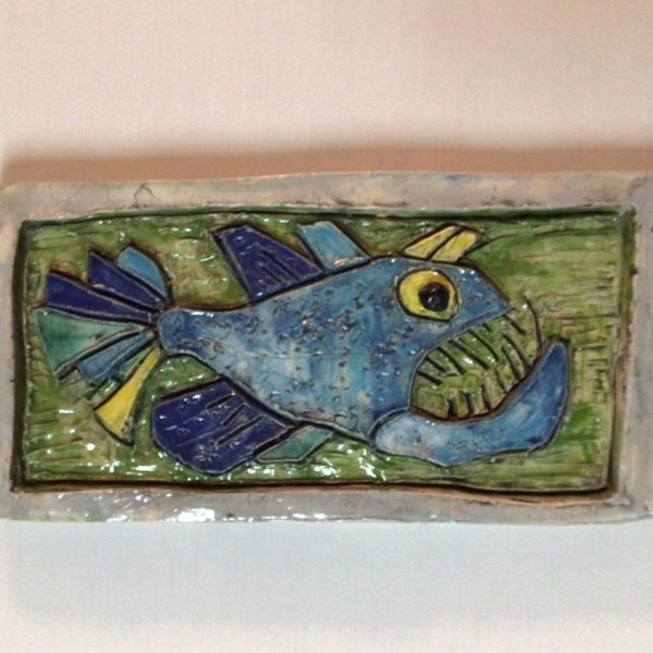 Toothy fish Wall Tile