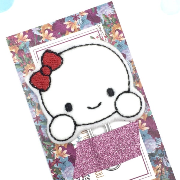 LIMITED EDITION - Peeking Munchkin Felt Planner Clip (CLIP-Peek)