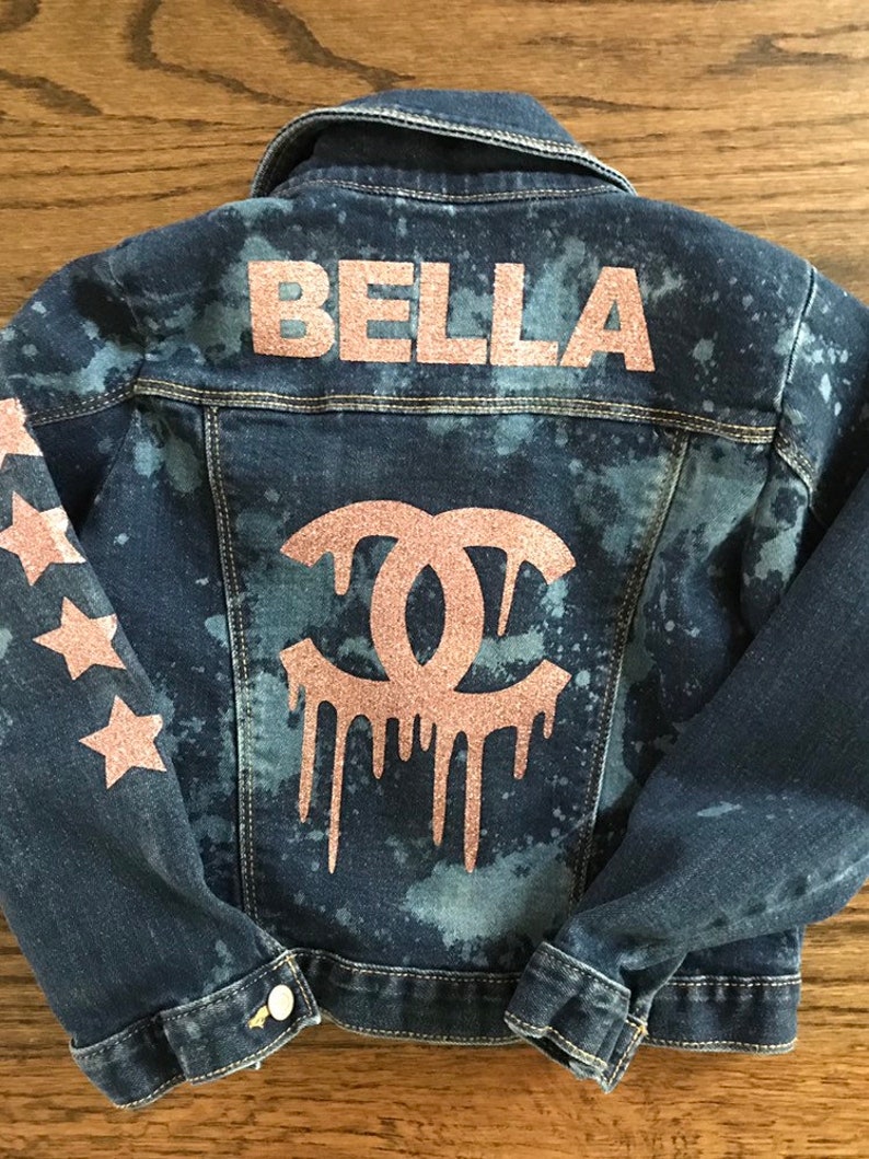 Jean Jacket Denim Jacket Personalized Girls Denim Jacket - Etsy