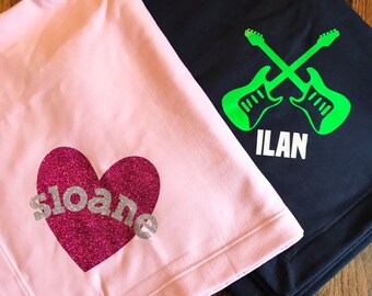 Sweatshirt blanket, camp blanket, custom blanket, personalized
