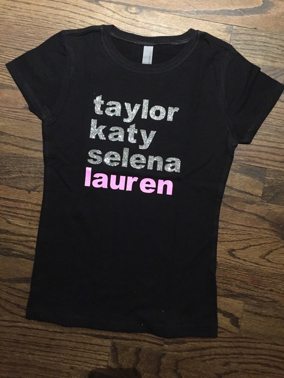 Custom Pop Star List Short Sleeve Tee 