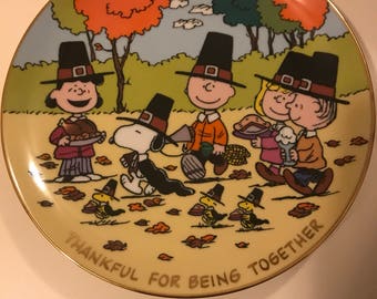 peanuts thanksgiving etsy