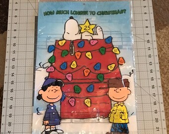Download Collectibles Decorative Collectible Brands Hallmark Place Mats Peanuts Snoopy Christmas 11 X 14 Inch Paper 8 Each