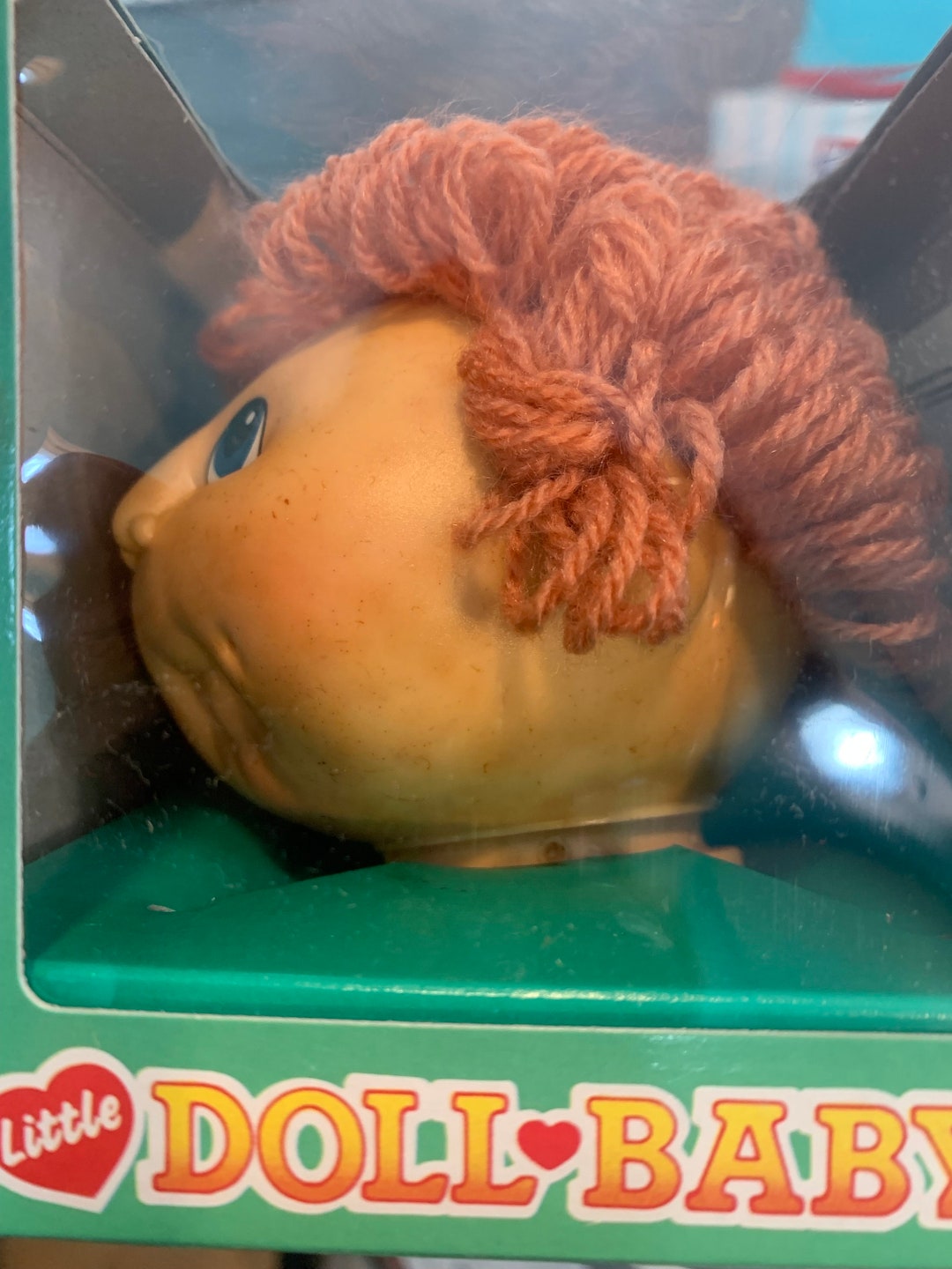 2 Little Doll Baby, Cabbage Patch, Red Haired. Doll Kit Baby Head ...