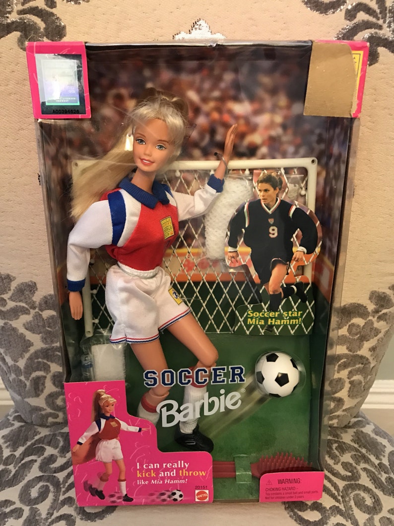 Women s Wirld Cup Barbie Doll Vintage Condition Etsy