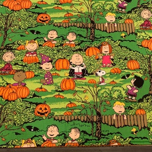 1 handmade quilted table runner. Snoopy decorations, Halloween vs theme fabric, peanuts decorations, 21” x  25” retired fabric.