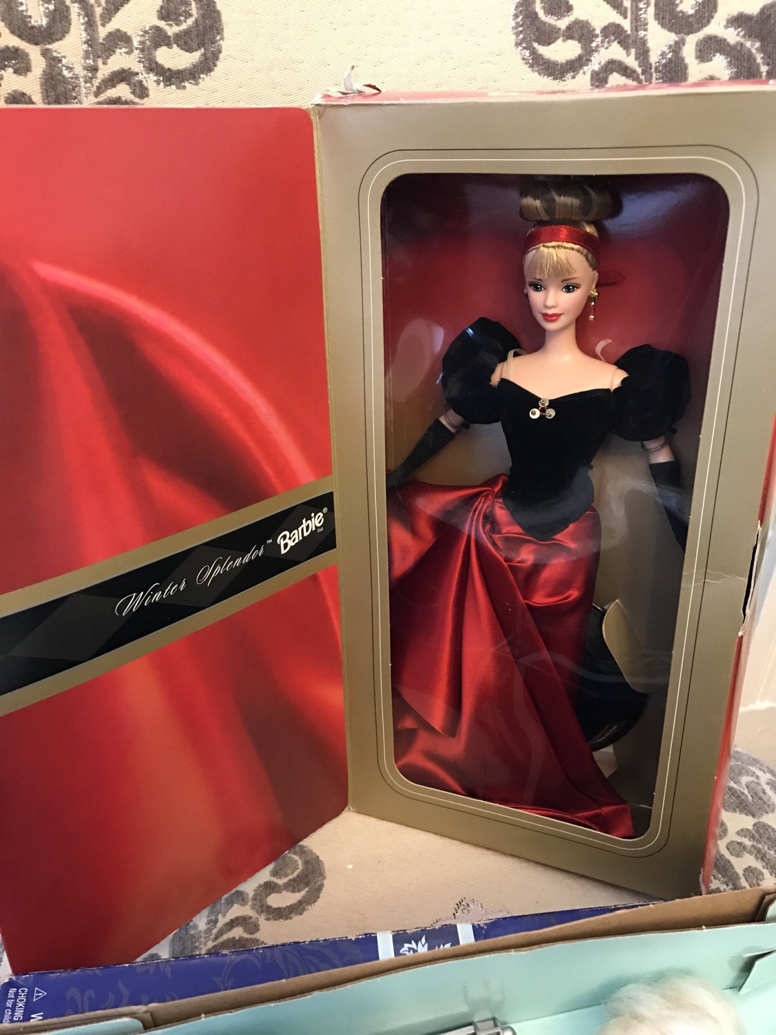 Lot of 2 Barbie dolls sold by Avon. 1 unopened box and one Etsy