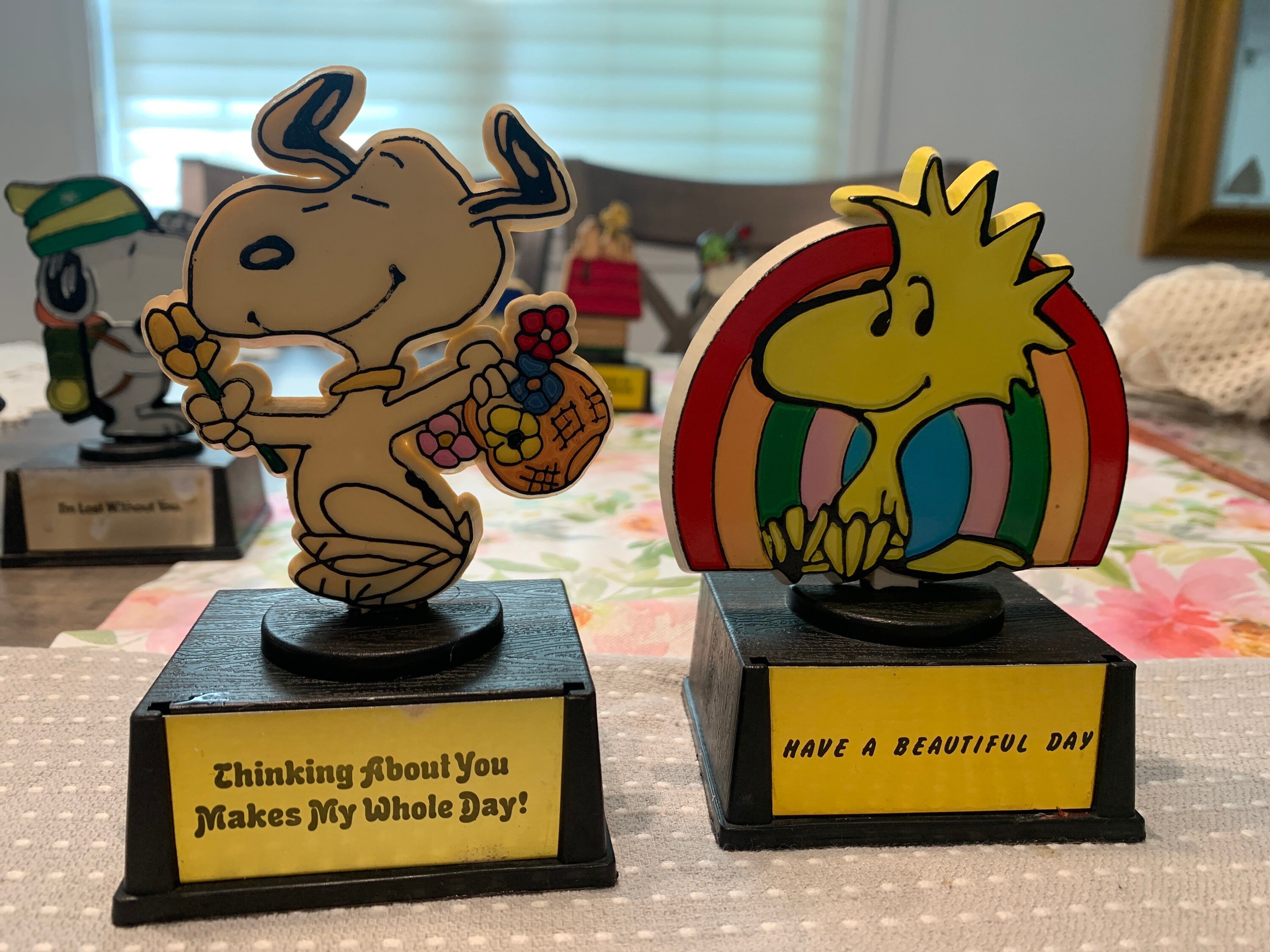 Snoopy Trophy, Thinking About You Makes My Whole Day, Have a Beautiful Day. Aviva Trophy. SOLD SEPARATELY. - Etsy Snoopy Trophy, Thinking About You Makes My Whole Day, Have a Beautiful Day. Aviva Trophy. SOLD SEPARATELY. - Etsy