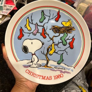 Vintage Peanuts Plates - Etsy