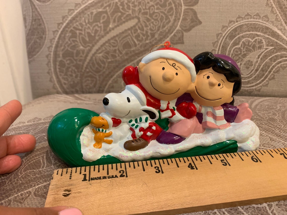 Very cute large peanuts Christmas ornament. Charlie Brown | Etsy
