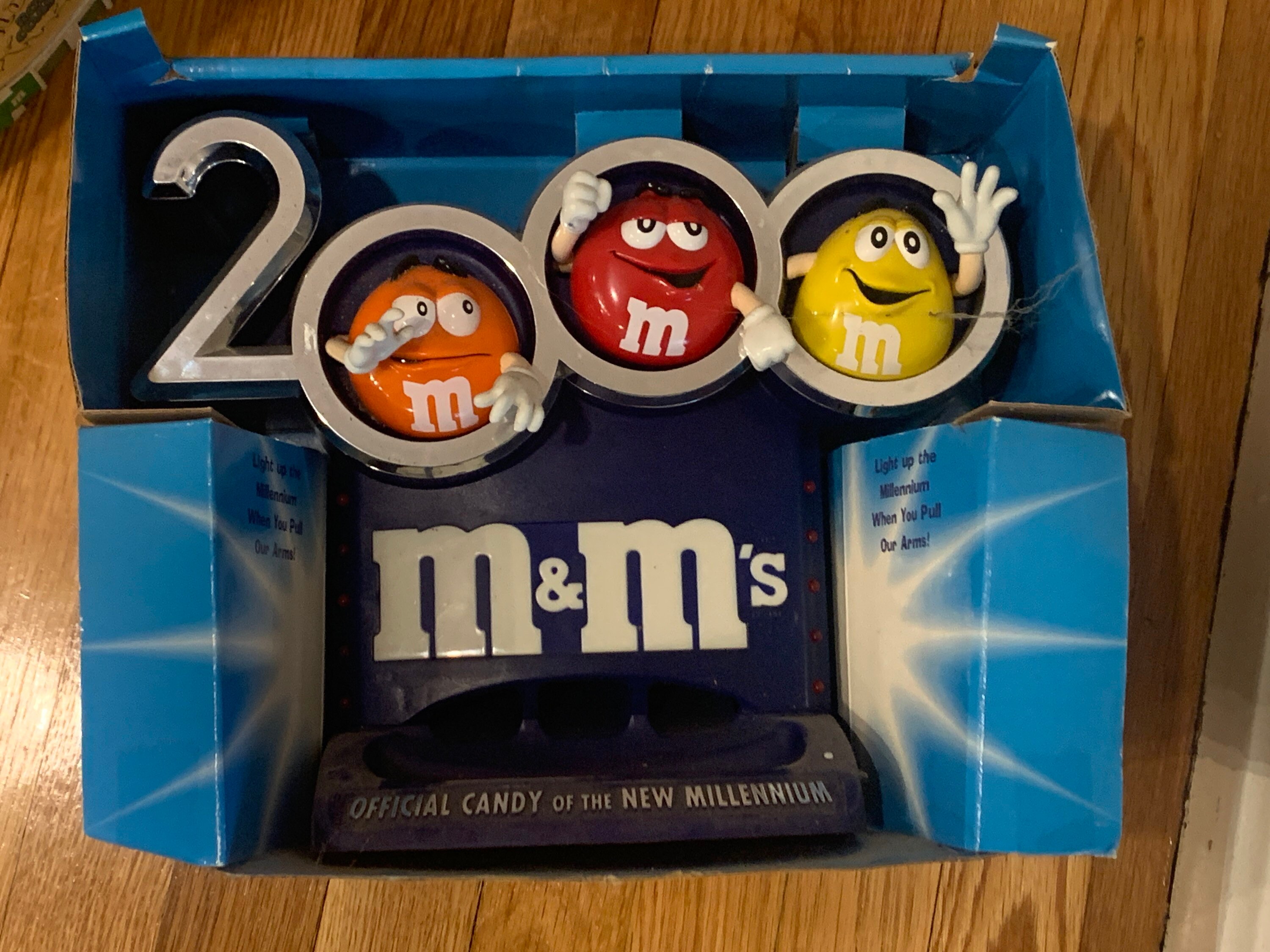 M&m's Millennium Yellow and Blue Hacky Sack Kick Ball 