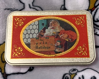 Vintage Coca Cola playing cards with tin. licensed product.